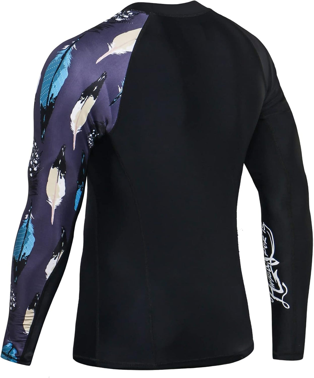 HUGE SPORTS Herren Spleiss Rashguard Langarm Rash Guard Shirt Langarmshirt alle Outdoor Aktivitäten