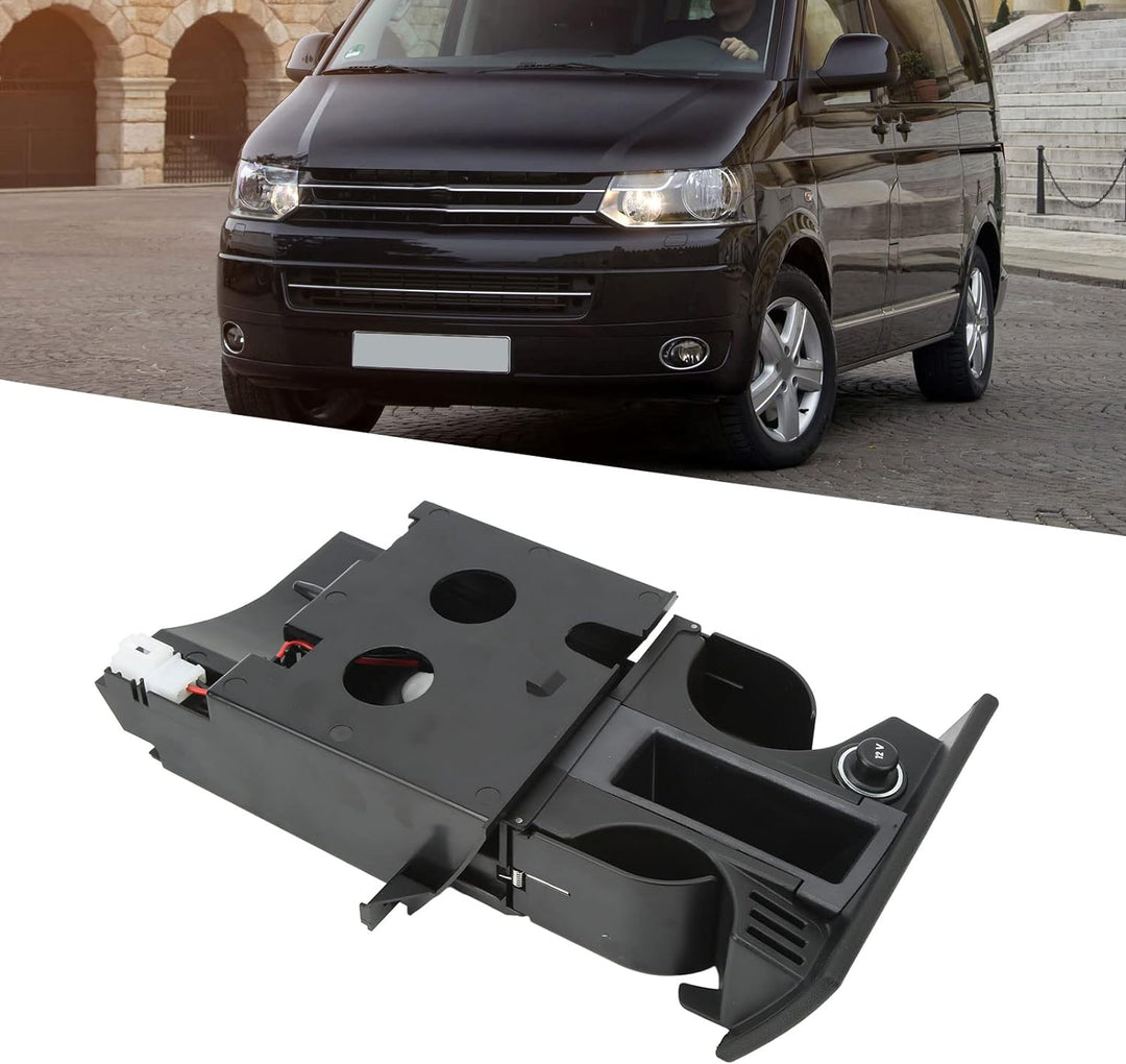 Auto Aschenbecher Becher Münzhalter 7H2858601 Becher Getränkehalter Einsatz für Transporter 2009–201