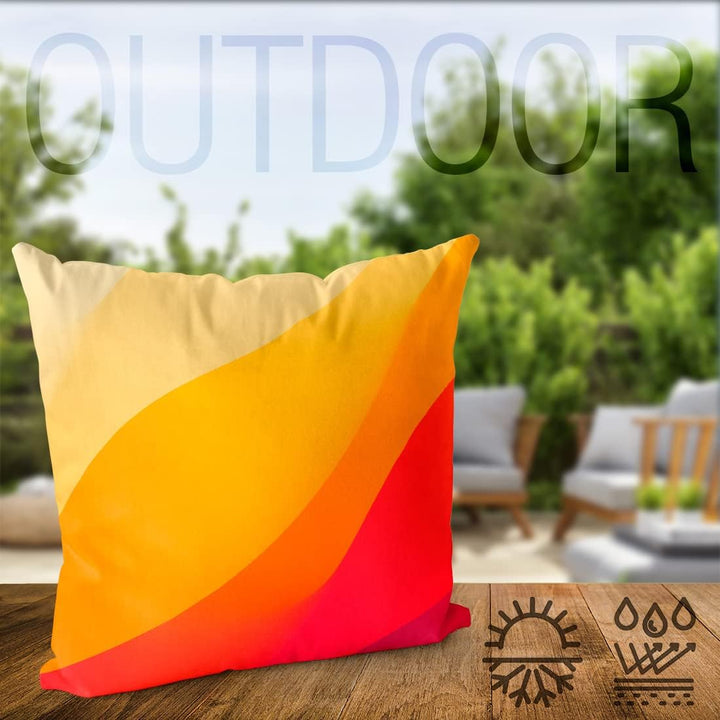 VOID Farbwellen Kissenbezug Kissenhülle Sofakissen Kissen Deko Outdoor-Kissen Dekokissen, Kissen Grö