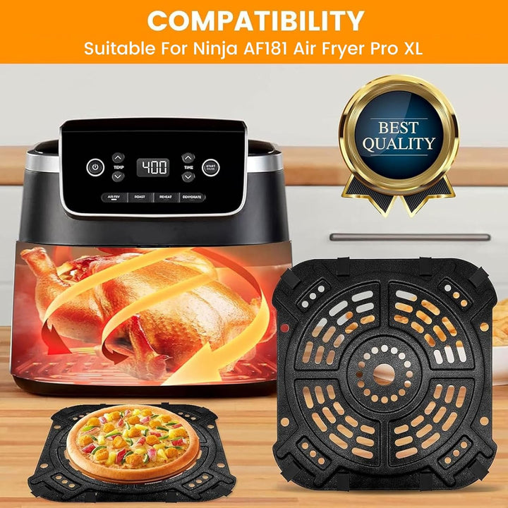 GWBSXM Air Fryer Grill Platte für Ninja AF181 Air Fryer Pro XL 6-in-1 6,5 QT, 8,5 '' × 8,0 '' Air Fr