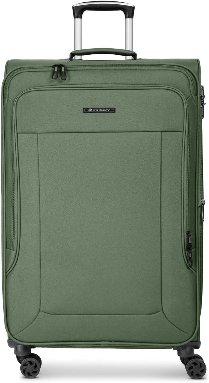 Franky Check-in Koffer für Damen und Herren | grosser XL Trolley 48 x 31 x 79 cm aus hochwertigem, f