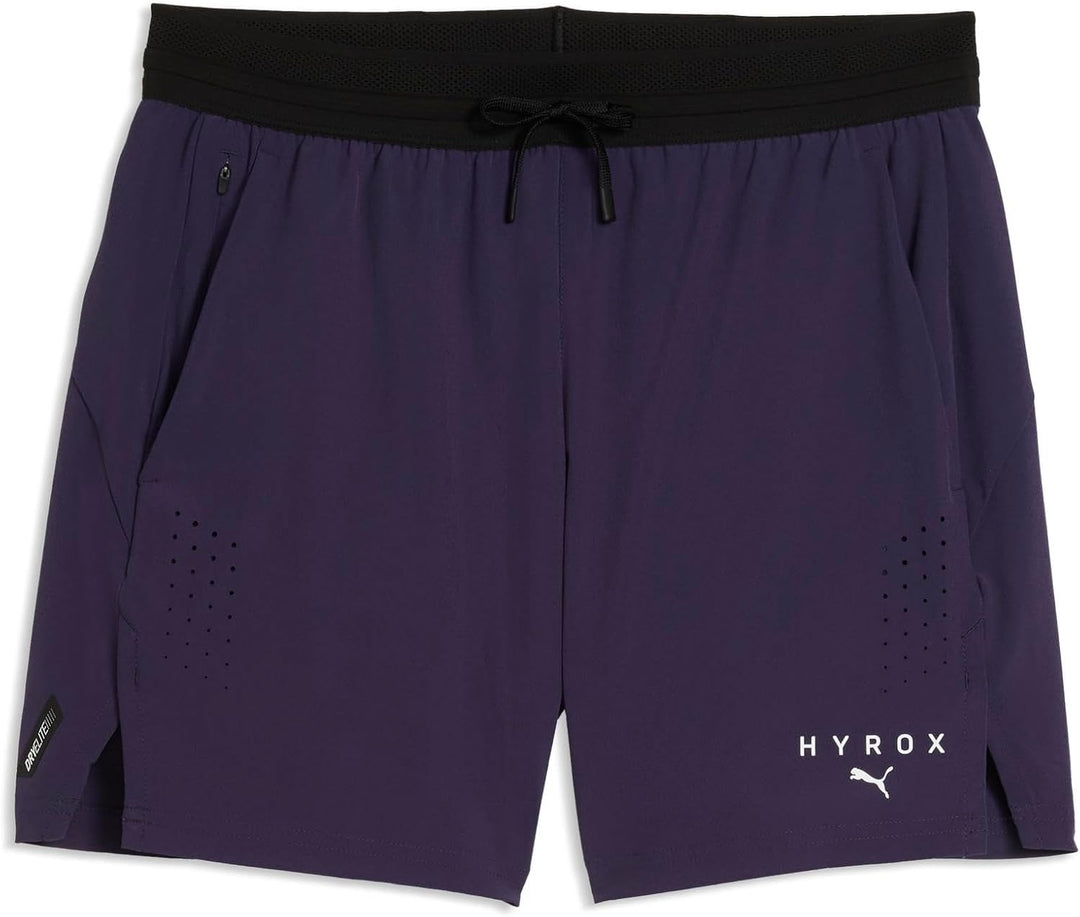 PUMA 528568 Hi Rocks M Puma X HYROX DRYELITE Herren-Shorts, 12,7 cm XL Deep Plum, XL Deep Plum