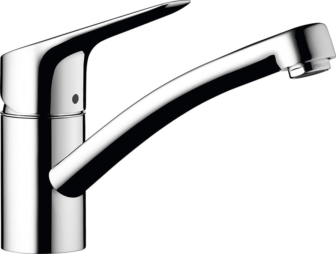 hansgrohe Küchenarmatur MySport, Wasserhahn Küche mit Auslauf Höhe 120 mm, wassersparend, 360° drehb