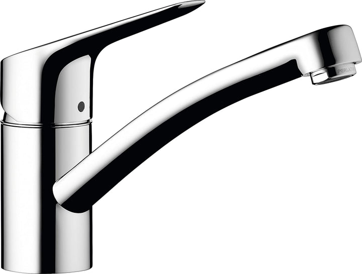 hansgrohe Küchenarmatur MySport, Wasserhahn Küche mit Auslauf Höhe 120 mm, wassersparend, 360° drehb