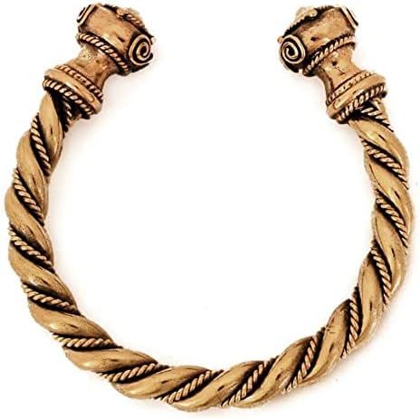 Windalf Keltischer Männer Armreif RABAN Ø 6.5 cm Massiver Armschmuck Irischer Freundschaftsschmuck H