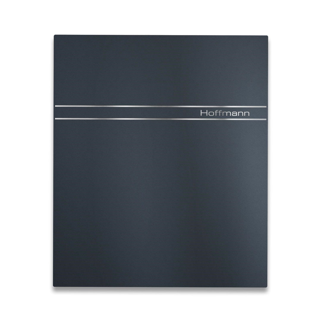 Metzler Briefkasten in Anthrazit RAL 7016 Philip - Modernes Design - Briefkasten mit Gravur & Zeitun