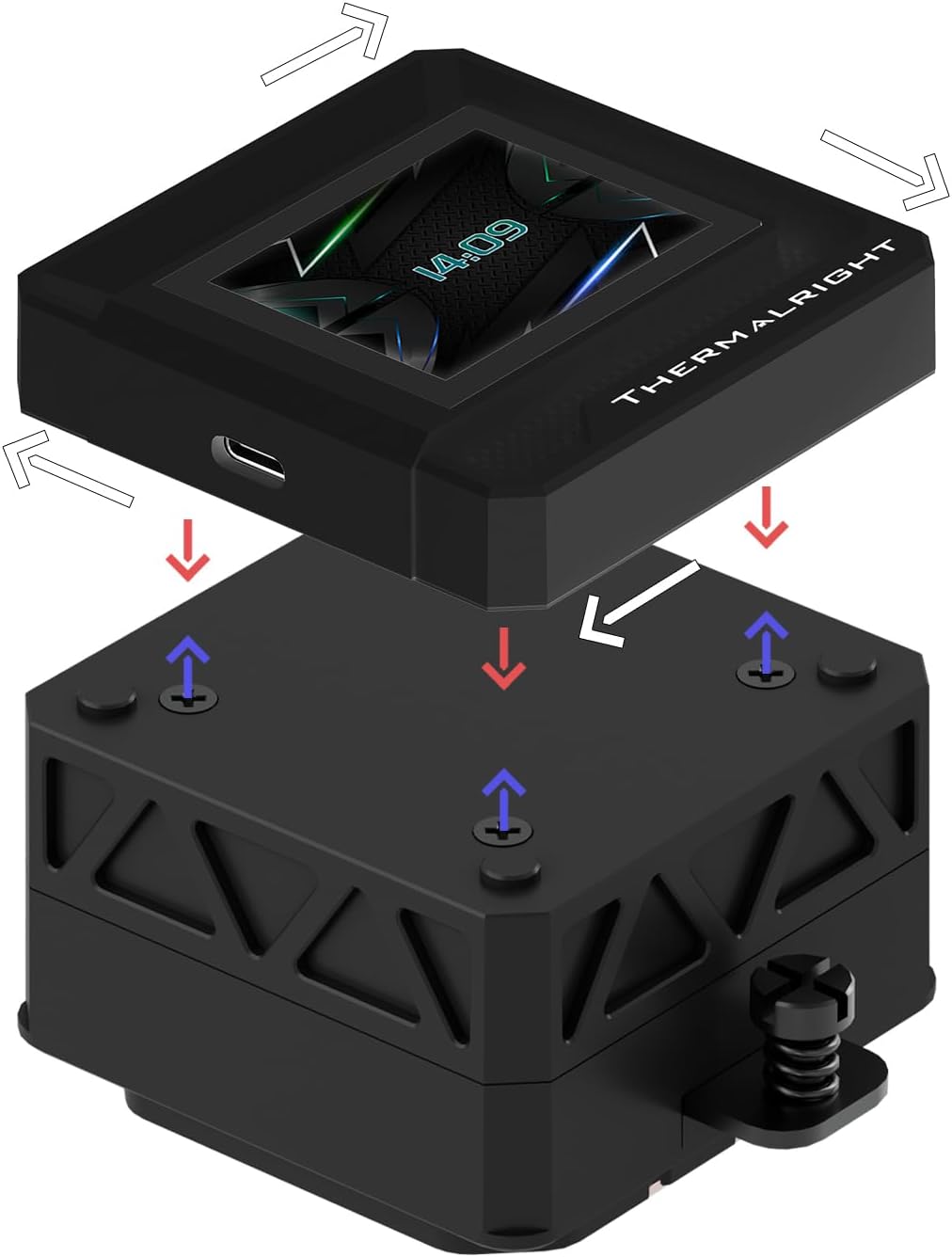 ThermalRight Frozen Warframe 360 SE ARGB Black 360mm Prozessor Flüssigkeitskühler
