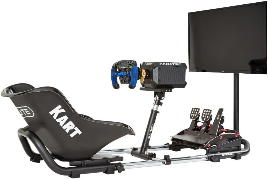 OPLITE NitroKart Monitor Arm - Support de Fixation Pour écran PC ou TV 17" à 42" Compatible Avec tou