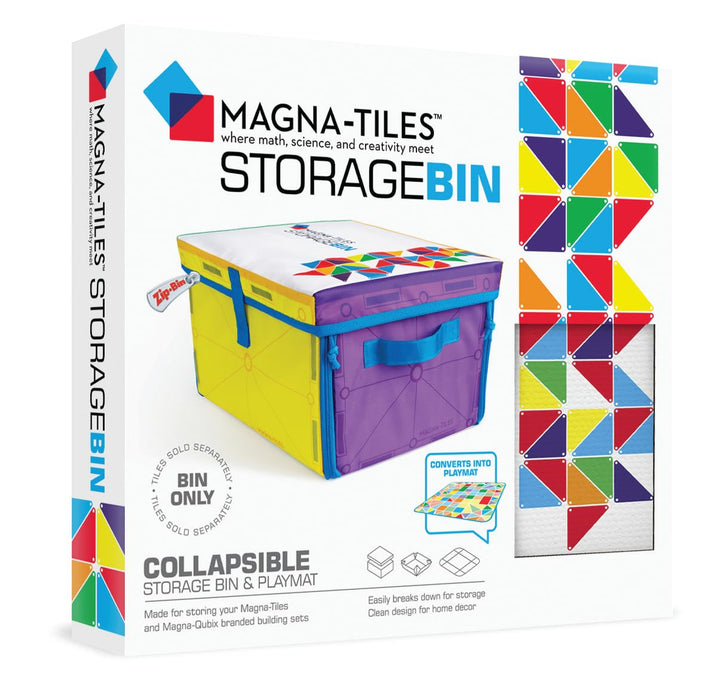 Magna-Tiles Storage Bin and Interactive Play-Mat