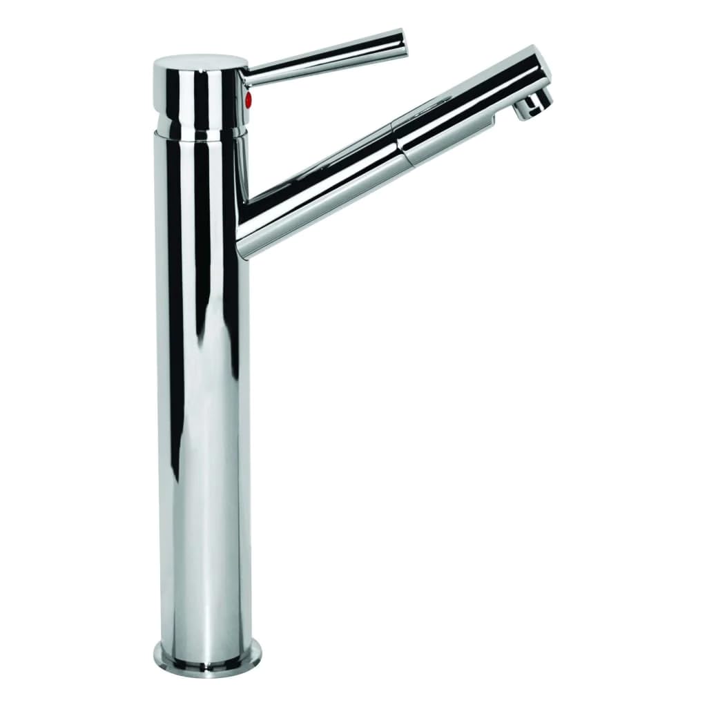 SCHÜTTE 79111 CORNWALL Hohe Waschtischarmatur, Moderne Badarmatur, Einhebelmischer, Wasserhahn Bad h