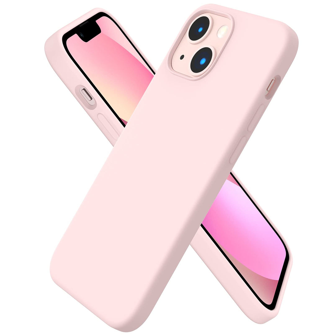ORNARTO kompatibel mit iPhone 13 Mini 5,4 Silikon Case, Hülle Ultra Dünne Voller Schutz Flüssig Sili