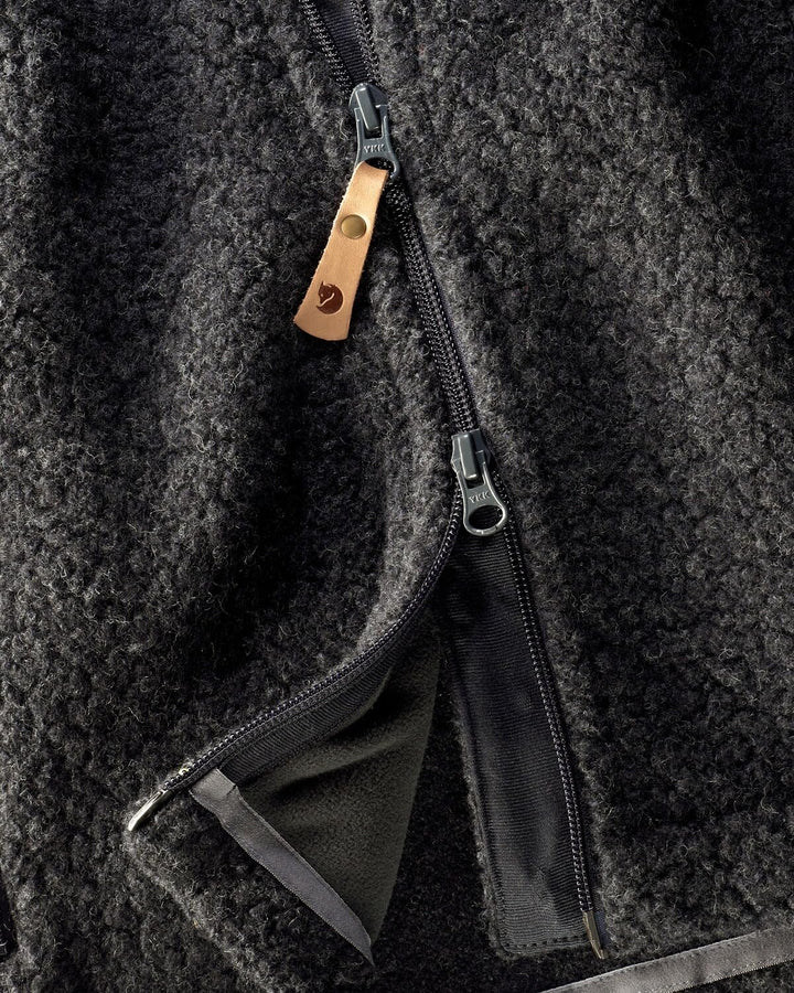 Fjällräven Damen Kaitum Fleecejacke XS Dark Grey, XS Dark Grey