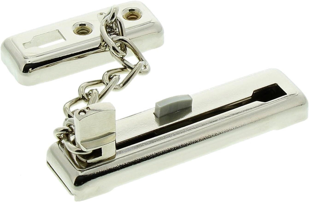 Burg-Wächter Sicherheits-Türkette mit Kindersicherung, 13 cm Länge, TK 64 SB, Vernickelt Kettenlänge