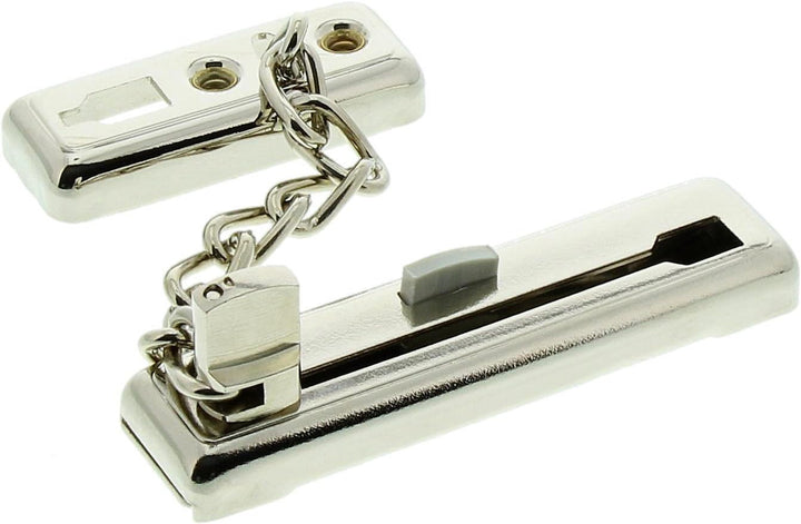 Burg-Wächter Sicherheits-Türkette mit Kindersicherung, 13 cm Länge, TK 64 SB, Vernickelt Kettenlänge