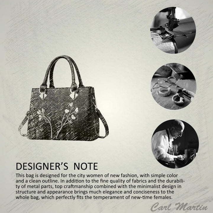 NICOLE & DORIS Retro Women Top Handle Handbags Tote Purse Shoulder Bag Crossbody Bag PU Leather Weis