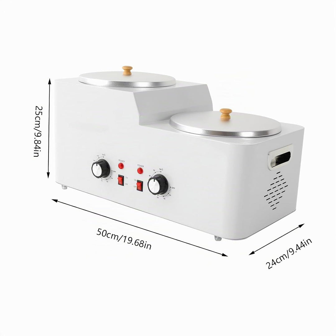 VonVVer Wachswärmer 5L - Wachsheizung 600W Elektrischer Wachswärmer 0-120℃ Temperatur Einstellbar Wa
