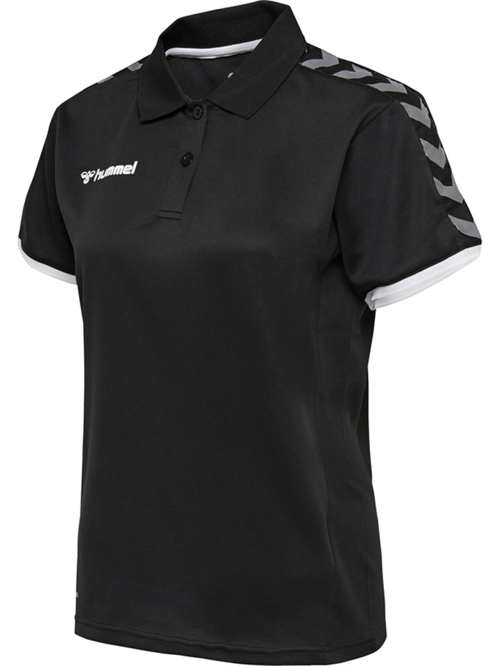 hummel Polo Hmlauthentic Multisport Damen Grösse S Black/White, S Black/White