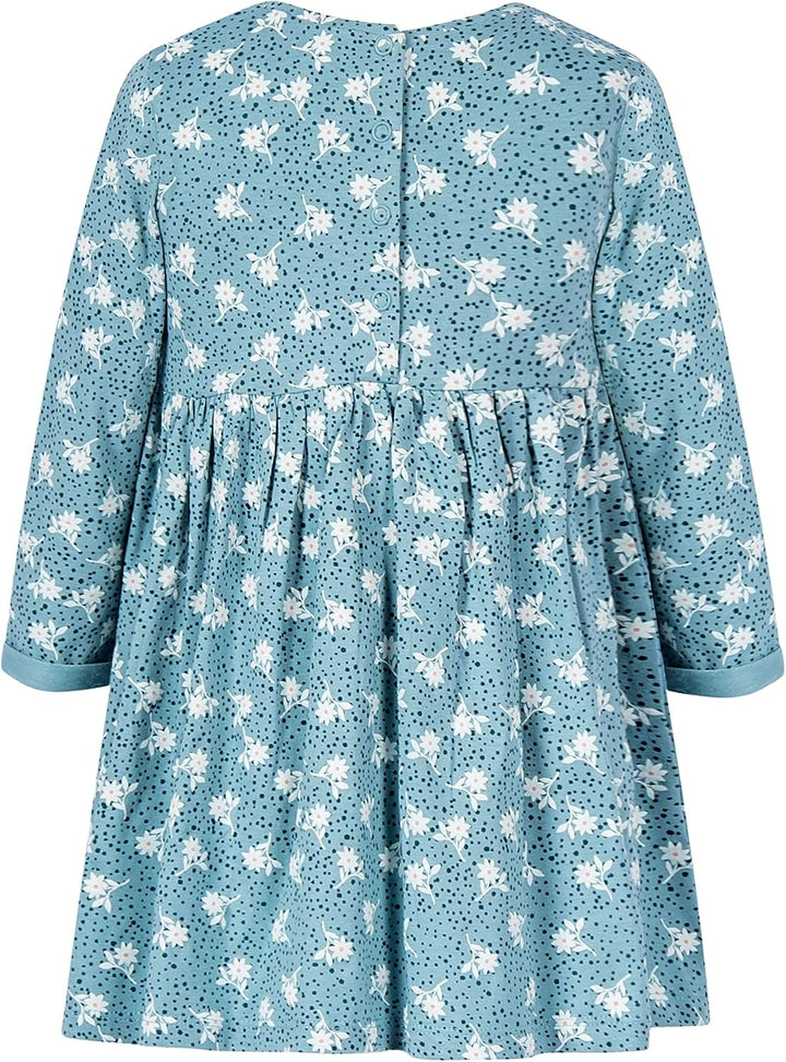 Happy Girls Mädchen Kleid Kinderkleid 98 Cyan, 98 Cyan