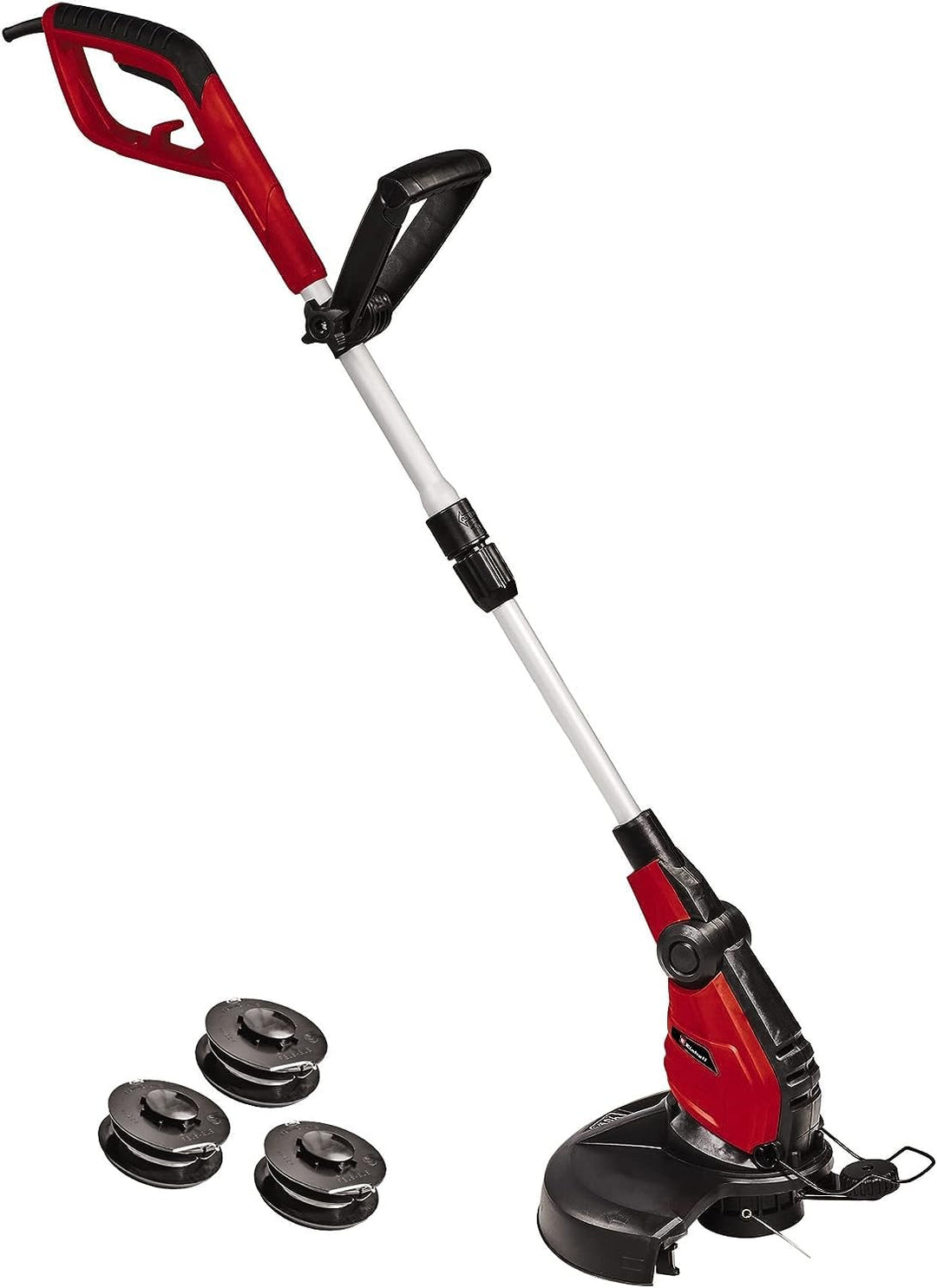 Einhell Elektro Rasentrimmer GC-ET 4530 Set (Motorkopf 4-fach neigbar &amp; 180° drehbar; Alu-Führungsho