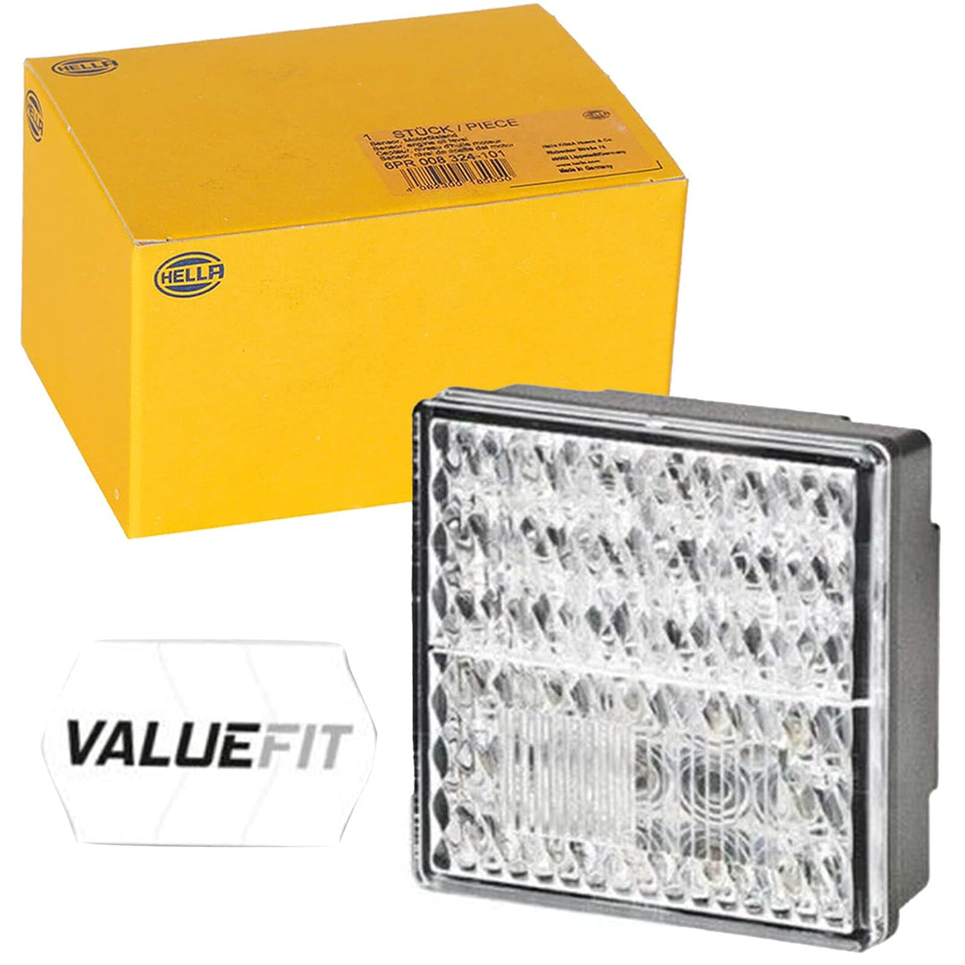 HELLA - Heckleuchte - Valuefit - LED - 12V - Anbau/geschraubt - Lichtscheibenfarbe: transparent - St