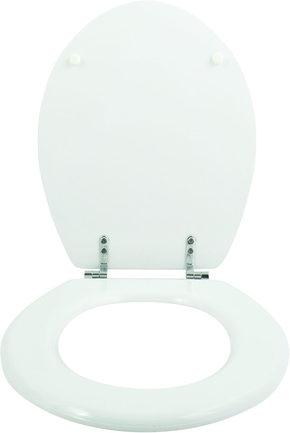 MSV 140720 WC Sitz mit Scharnieren aus Zink, weiss
