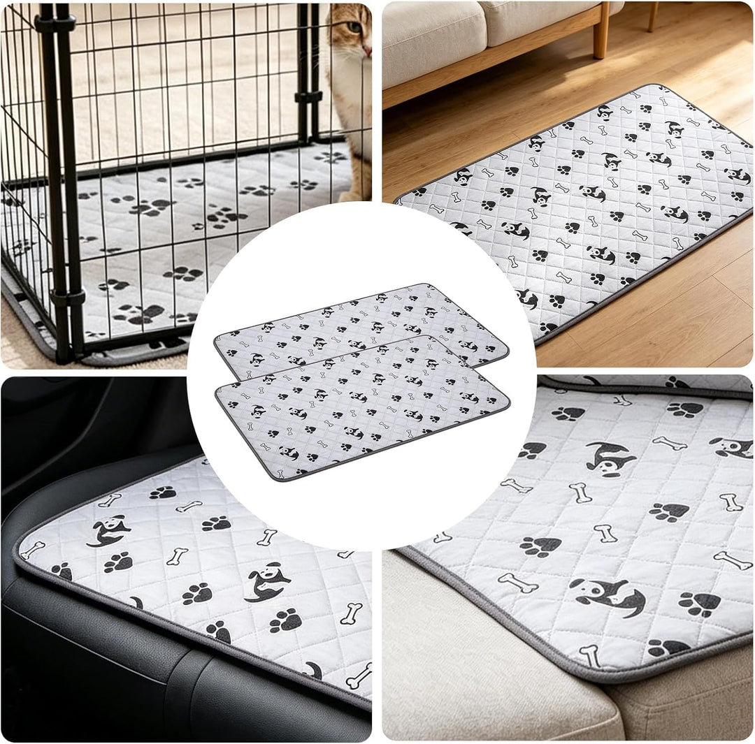120x60cm Pipipads für Meerschweinchen, PIPI Pads 2X PIPI Matte Waschbare, 4 Lagen saugstarke Unterla