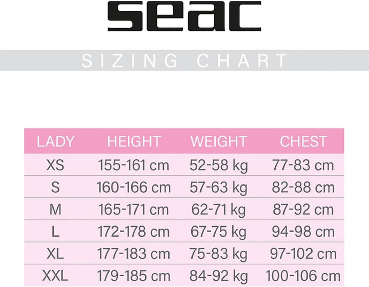 Seac Damen Feel Lady Ultra-elastischer, S