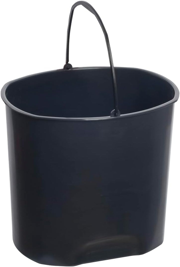 keeeper Treteimer, Mülleimer mit Tretpedal, 5,5 l, 22,5 x 24 x 26 cm, Tjark, Weiss (Nordic White) No