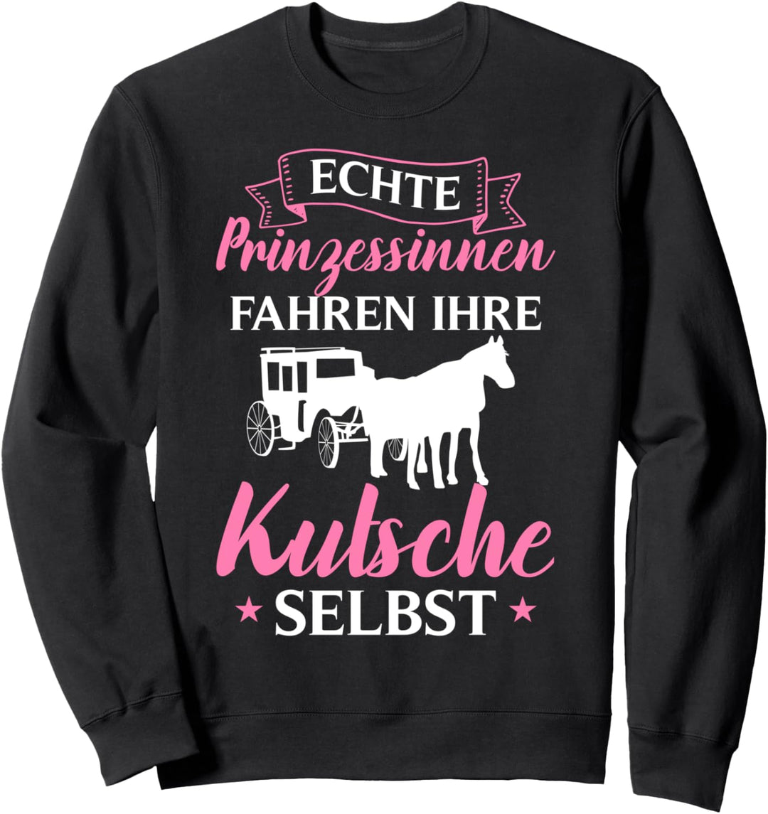 Kutsche Dekoration Kutsche Pferd Kutschwagen Postkutscher Sweatshirt