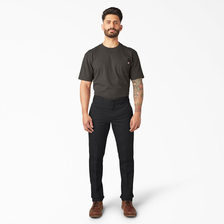Dickies Herren Slim Taper Flex Twill Arbeitshose 31W / 32L Schwarz, 31W / 32L Schwarz