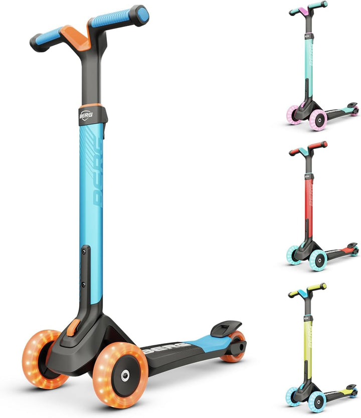 Kinderroller BERG Nexo, Kinderscooter ab 2 Jahre, Mit LED-Räder Zubehör, Mint Blau, Blau