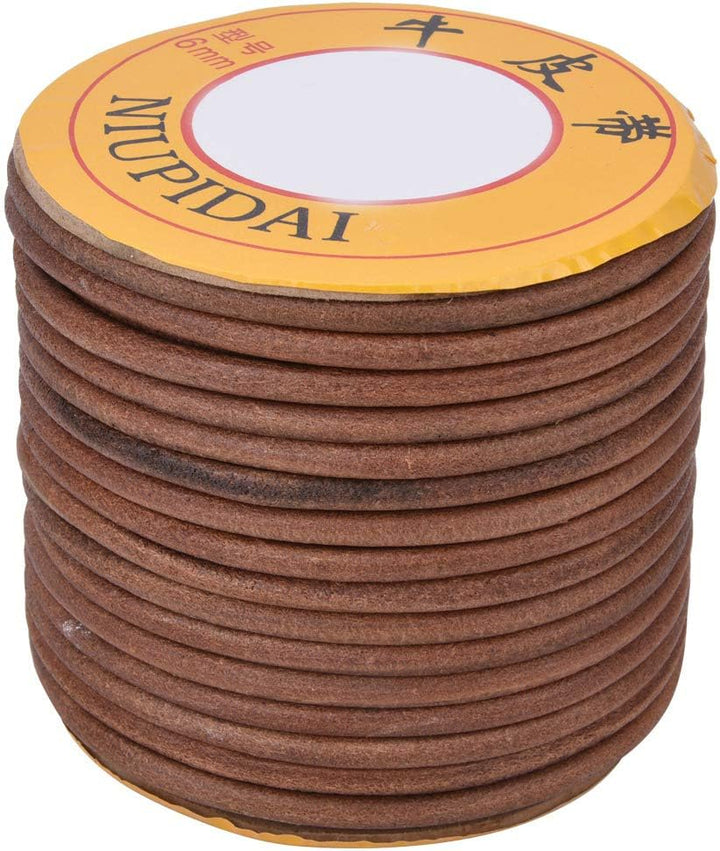 Nähmaschinen Gürtel 20m Ø 6mm Runde Nähmaschine Riemen mit Eimer, Universelle Rindsleder Lederschnur