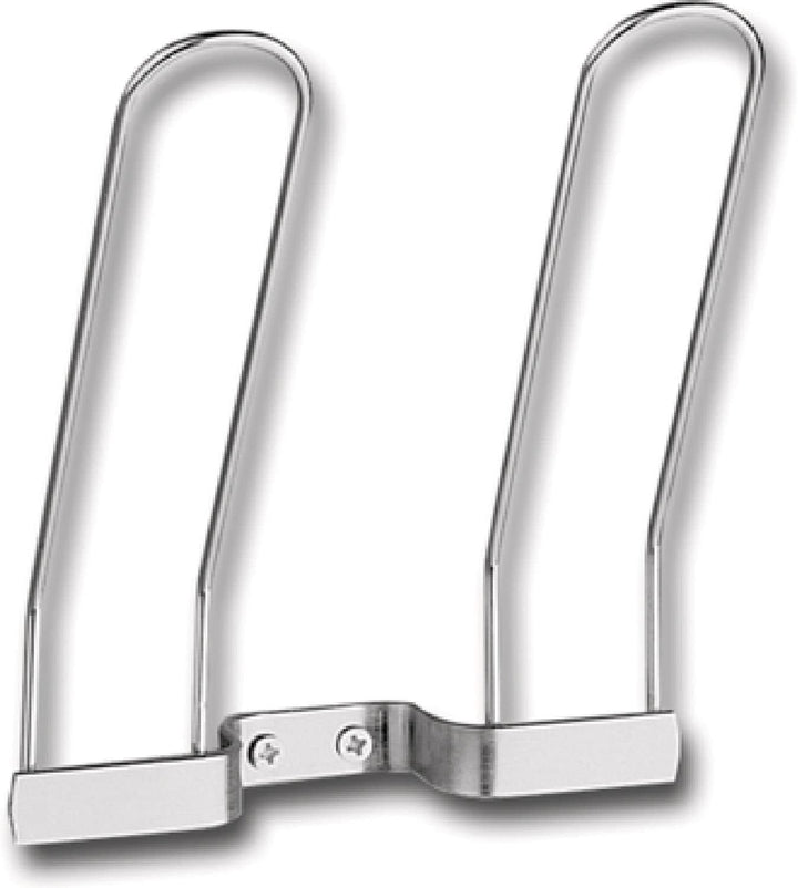 10 Stk. Schuhablage für 1 Paar Schuhe, Breite 130 mm, Stahldraht Grau RAL 9007 beschichtet