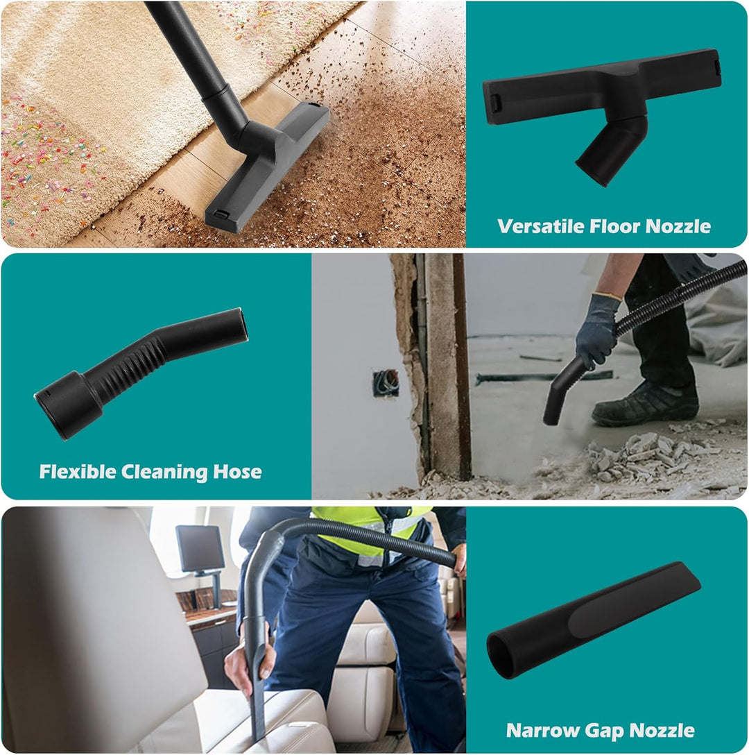 12 Liter Akku-Handstaubsauger mit 180W Bürstenlosem Motor Kompatibel mit Makita 18V Akku für Haushal