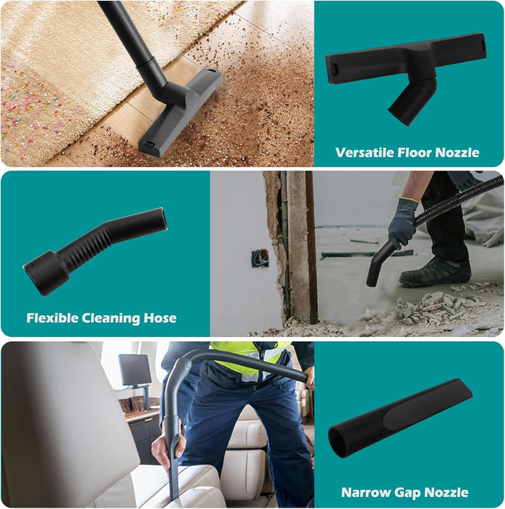 12 Liter Akku-Handstaubsauger mit 180W Bürstenlosem Motor Kompatibel mit Makita 18V Akku für Haushal