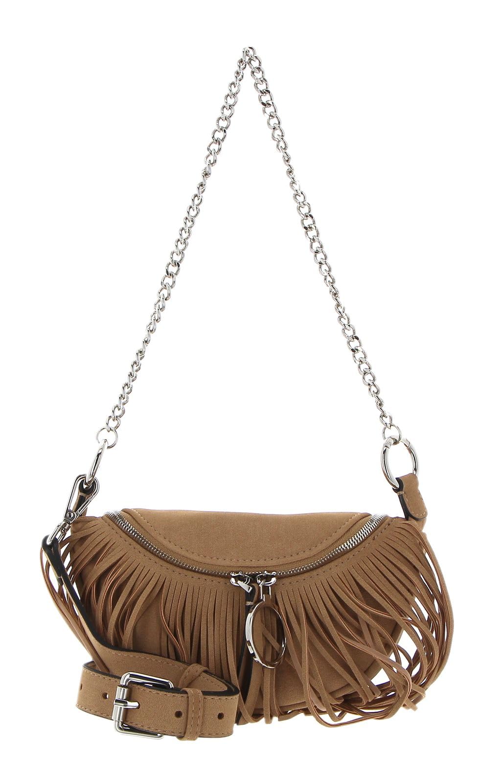 Seidenfelt Fringes Skien Schultertasche 22 cm