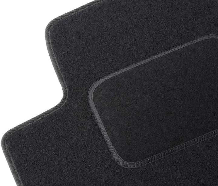 MOTOS Standard Velours-Fussmatten passend für Audi A4 B6 2000-2006 - Standard, Gewebt, Schwarz fussm