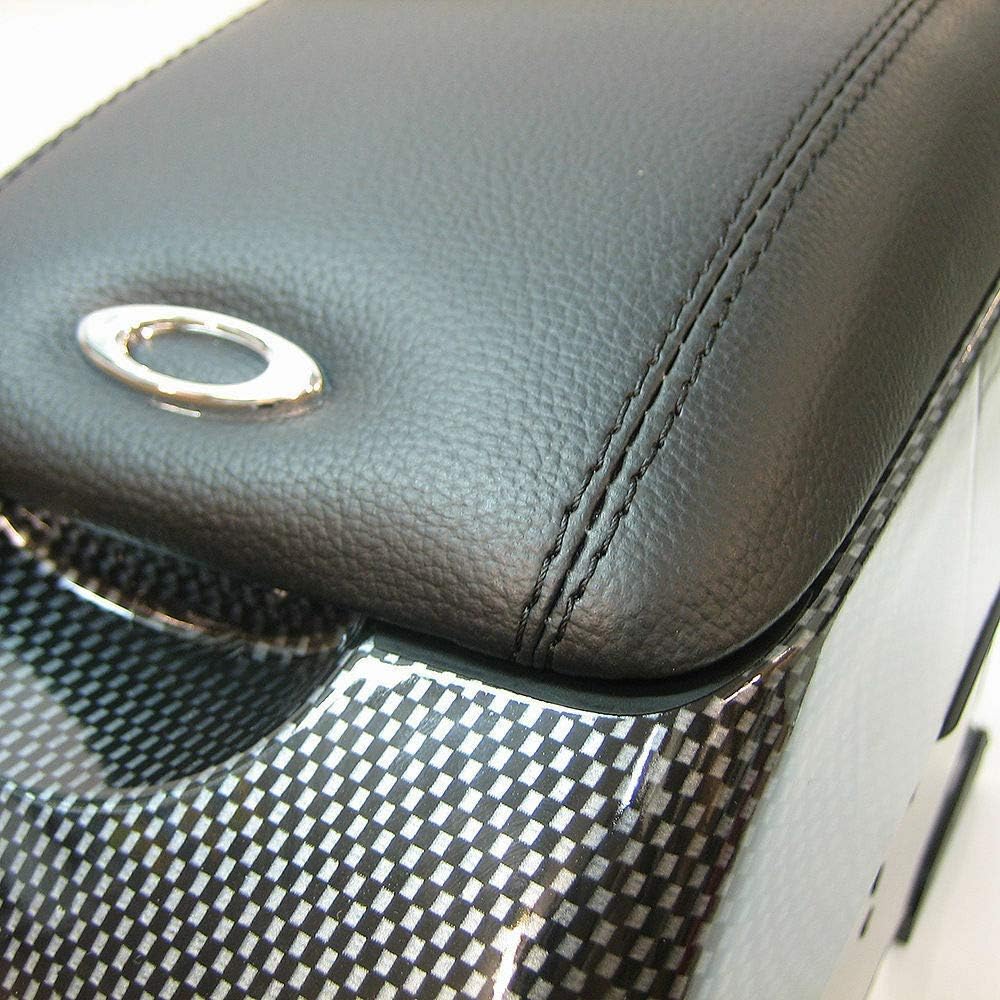 Mittelarmlehne Armlehne Universal Konsole Mittelkonsole Kunstleder Aufbewahrungsbox Carbon A B C G H