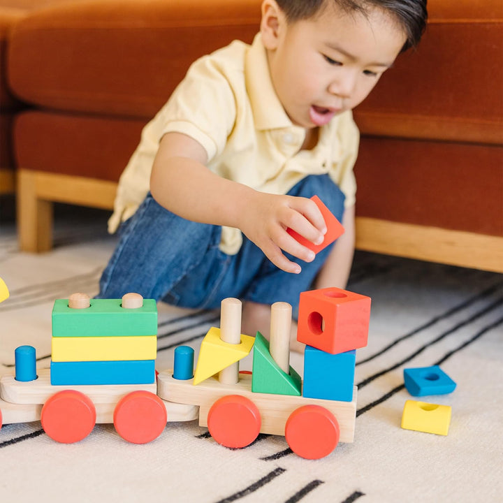 Sablon 572 - Melissa & Doug - Steck-Lokomotive (18-teilig)