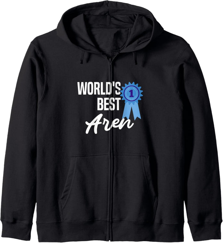World's Best Aren Name Personalisiertes Kapuzenjacke