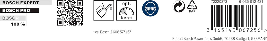 Bosch Professional 5x HSS-G Metallbohrer (für Metall, Ø 13 mm, Robust Line, Zubehör Bohrmaschine) Ø