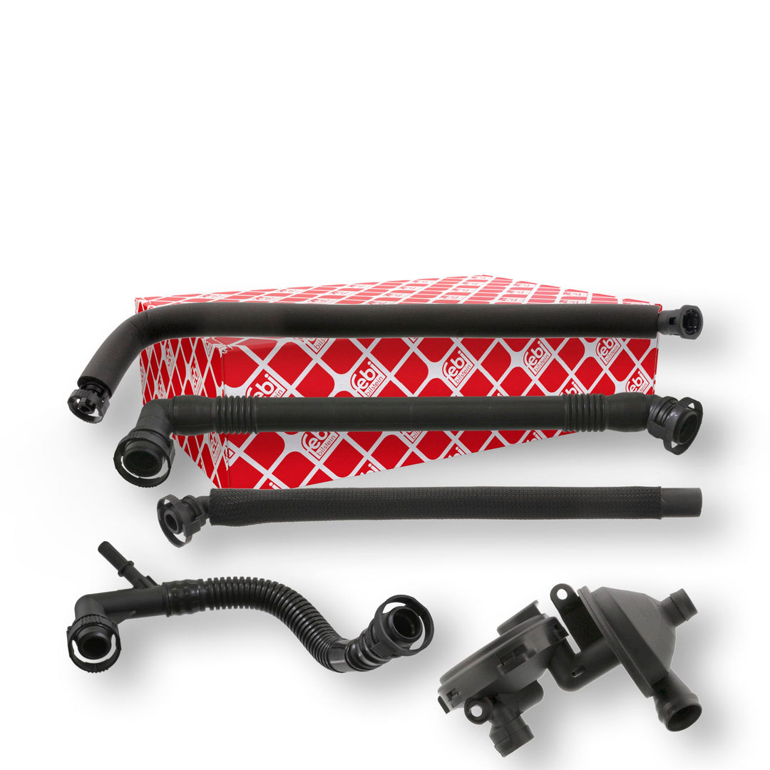 febi bilstein 46303 Entlüftungsventil für Kurbelgehäuse, mit Anbaumaterial , 1 Stück, Schwarz Einzel