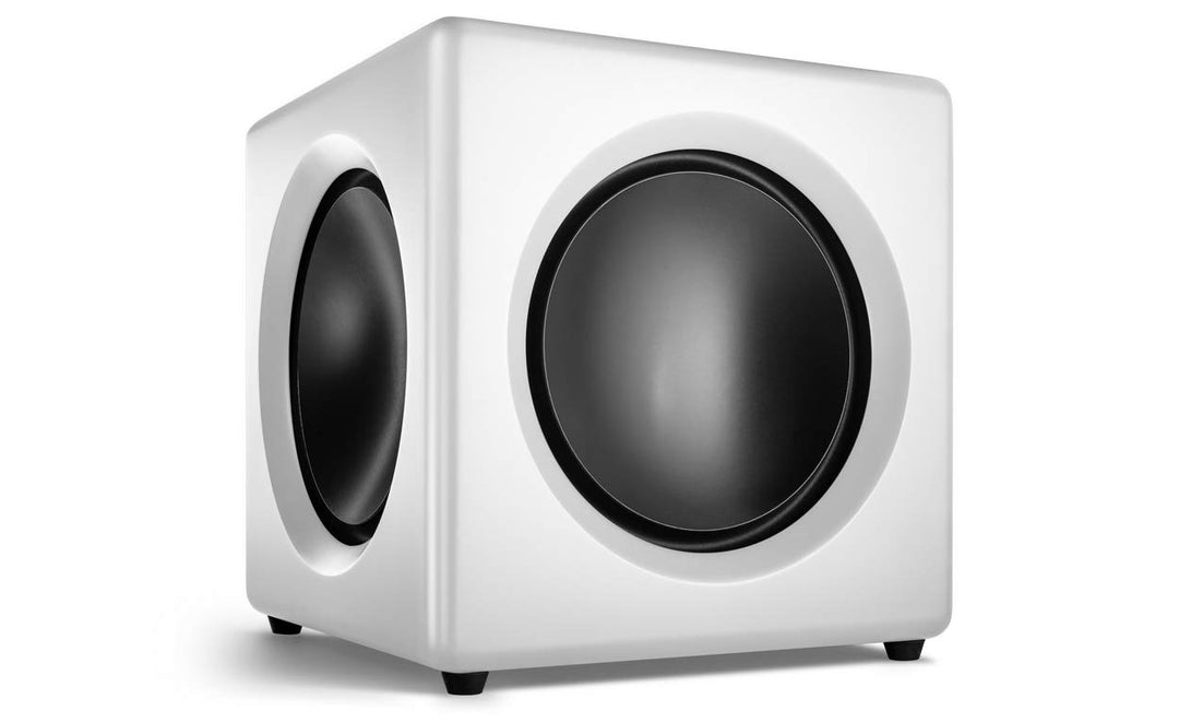 Wavemaster 66401 Fusion - Aktiver Subwoofer (125 Watt) mit eingebautem Class-D-Verstärker, universel