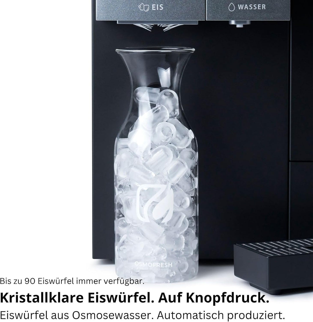OsmoFresh Fusion Ice | Osmoseanlage mit Eiswürfelmaschine | gekühltes Wasser (bis 1°C) | kochend hei