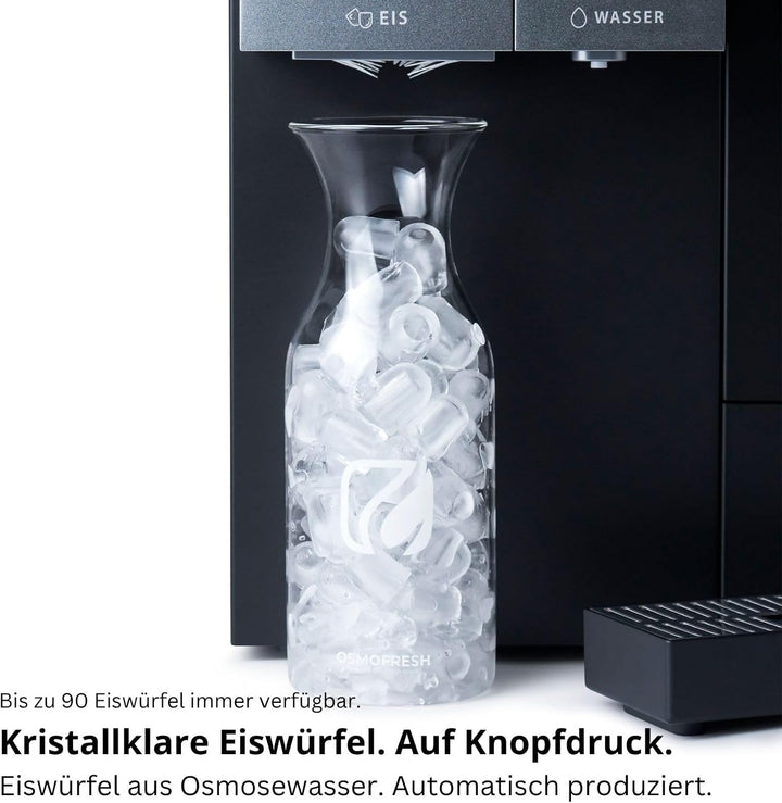 OsmoFresh Fusion Ice | Osmoseanlage mit Eiswürfelmaschine | gekühltes Wasser (bis 1°C) | kochend hei
