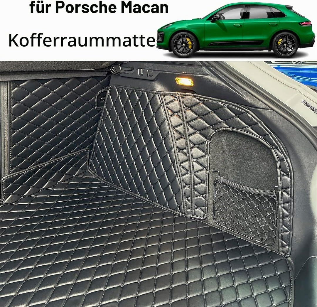 Kofferraumwanne kompatibel mit 2014-2026 Porsche Macan (Benzinmodell) Kofferraummatte Kofferraum sch