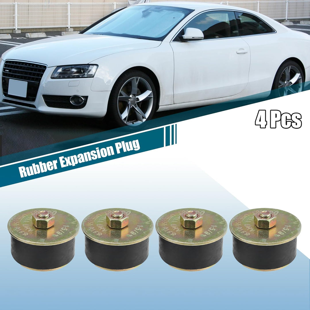 X AUTOHAUX 4 Stk Auto Frost Gummi Expansionsstopfen passend 1-5/8" bis 1-3/4" 41mm-44mm