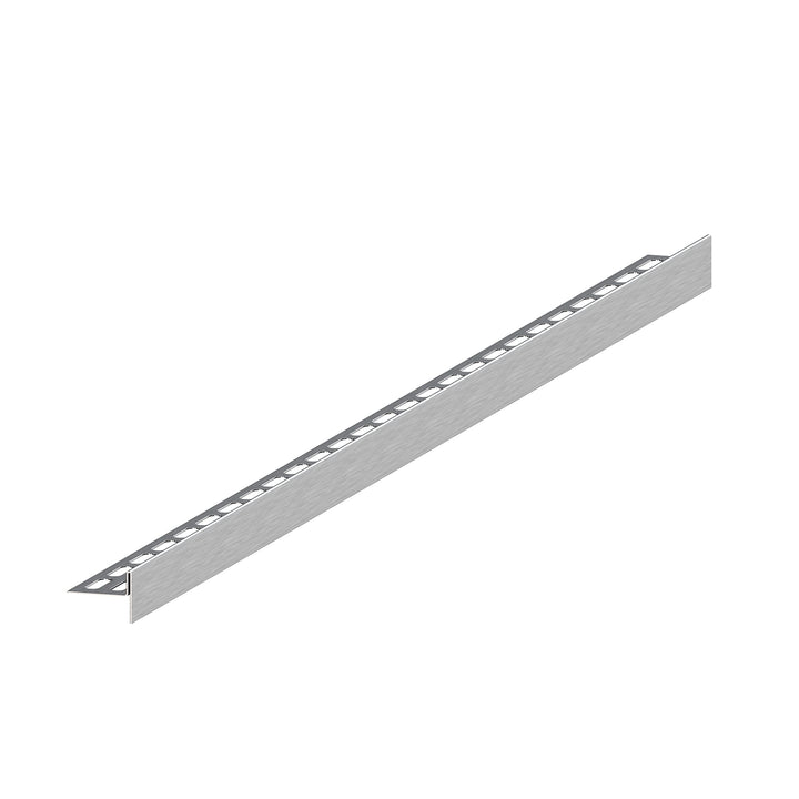Aquabad Edelstahl Gefälleprofil Clive für begehbare Dusche 100cm, gerade, Kantenhöhe 14mm 100cm x 12