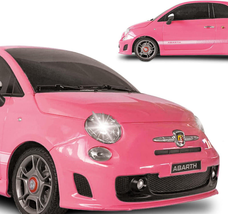 Mondo Motors, ABARTH 500 PINK, Modell im Massstab 1: 14, Geschwindigkeit bis zu 10 km / h, Spielzeug