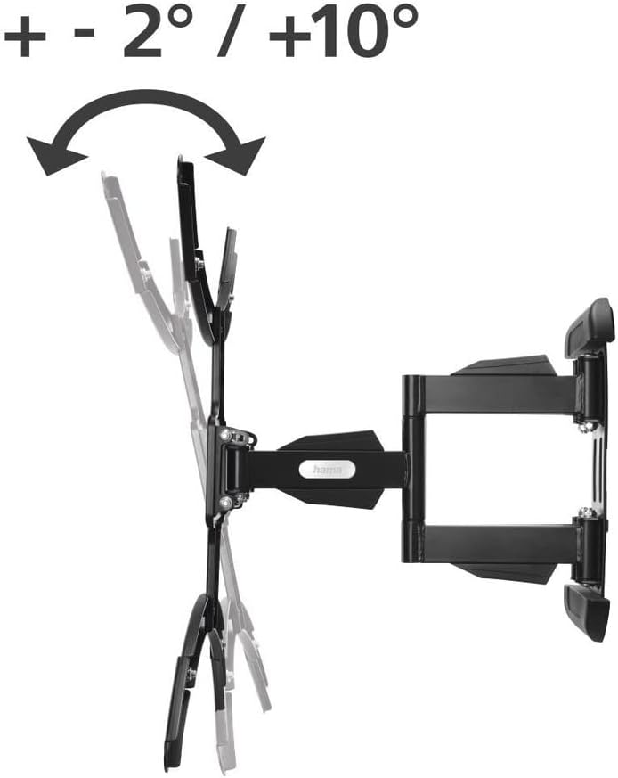 Hama TV-Wandhalterung 37“ - 90“ (TV-Halterung schwenkbar bis 120°, neigbar, ausziehbar, geringer Wan